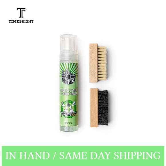 Authentic ShoeLada Foam Shoe Cleaner And Conditioner Brush Kit IN HAND FAST SHIP - Picture 1 of 5